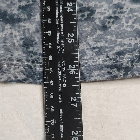 Rock & Republic B&W Feather Design Bling Tank - Beautiful! Large - Picture 5 of 7